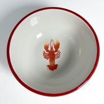 BAR HARBOR Lobster by Crate and Barrel 6 1/2 x 3&quot; Chowder Bowl, Single Bowl - £10.05 GBP