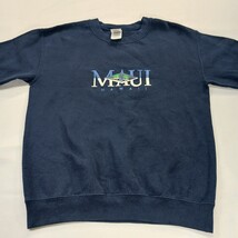 Gildan Heavy Blend MAUI HAWAII Men's Blue Cotton Blend Pullover Sweatshirt Small image 10