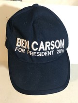 Ben Carson For President 2016 cap hat Blue Fitted H1 - £7.59 GBP