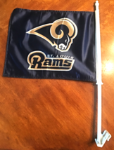 Rams NFL vehicle flag.  - $12.00