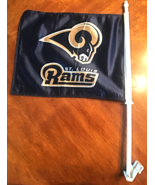 Rams NFL vehicle flag.  - £9.45 GBP