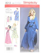 Simplicity 8013 1970&#39;s Vintage Fashion Dress Sewing Patterns, Sizes 6-14 - $107.72 MXN