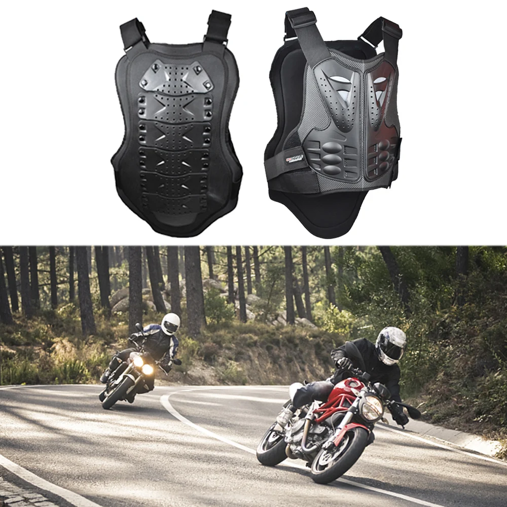 Motorcycle Protector Armor Reflective Protection Chest Vest Cover Outdoor Racing - £29.42 GBP+