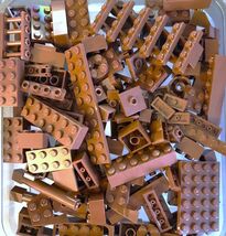Lego 150 piece Brown Lego lot full of bricks, blocks Variety of Sizes Legos - $12.95