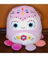 Squishmallow Jeanne Octopus Halloween 2022 Day Of The Dead 12&quot; Plush Stu... - $61.12