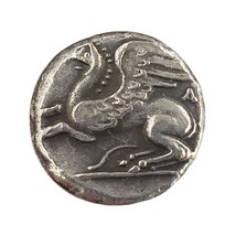 Ancient Greece Commemorative Silver Plated Coin Tetrobol Iromnemos Abdera Thrace - £7.46 GBP