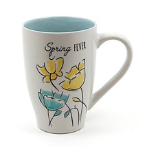 Coffee Mug Spring Fever Cup with Floral Design by Blue Sky Clayworks - $12.34