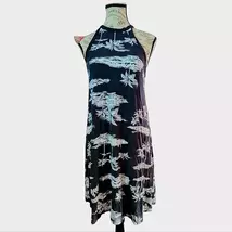 Old Navy Black and White Island Palm Tree Print Dress Size Small - $11.00