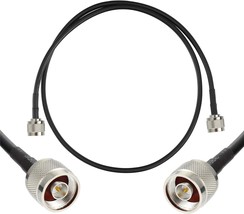 3ft N Male to N Male Pure Copper Cable Low Loss Extension Coaxial for 3G 4G 5G 6 - £24.60 GBP