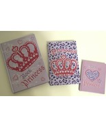 Rock Princess Hardcover Lavendar Journal Notebooks (2) &amp; Matching Addres... - $12.21 CAD