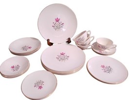 26 Piece Cunningham &amp; Pickett  STARDUST Dinnerware Set Full Service for ... - £83.51 GBP