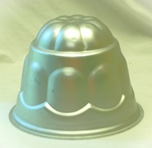 Wear-Ever Aluminum Jello Mold Dessert Pan Dome Shape USA No. 2921 1/2 - £13.19 GBP