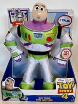 Disney Pixar Toy Story 4 High Flying Buzz Lightyear Plush Action Figure In Pkg - £25.99 GBP