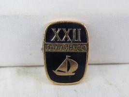 Vintage Summer Olympic Pin - Sailing Moscow 1980 - Stamped Pin - $15.00