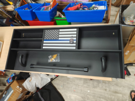 Police Gear Rack Wall-Mounted with Lock Safe - $47.50
