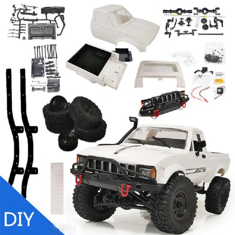 WPL C24-1 4WD 1/16 Kit 2.4G Crawler Off Road RC Car 2CH Vehicle Models With - £20.61 GBP+