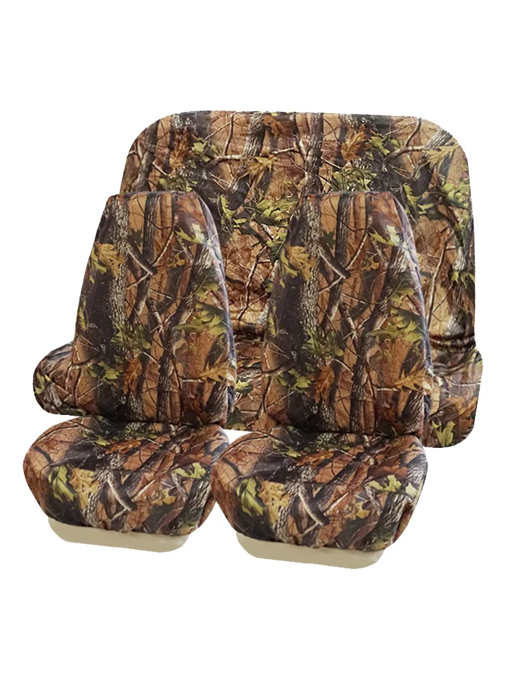 At cover camouflage front rear breathable auto seat protector for suv off road vehicles thumb200