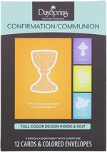 Confirmation &amp; Communion 12 Greeting Card Boxed Set w Embossed Envelopes - Joy.. - £5.53 GBP