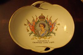 Compatible with Royal Winton candy dish Elizabeth II Crowned June 2, 1953, Compa - £30.10 GBP