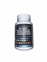 Sea Moss 3000mg Black Seed Oil 2000mg Ashwagandha 1000mg Turmeric 1000mg - £17.17 GBP