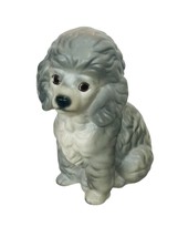 Poodle Figurine vtg puppy dog gift decor Hawaii pottery anthropomorphic ... - £31.61 GBP