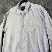 Tommy Bahama Shirt Mens Extra Large Light Purple Button Up Silk Blend Lo... - $13.89