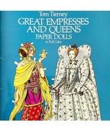1982 Great Empresses and Queens Paper Dolls Vintage Craft Book 1st Editi... - $40.73 CAD