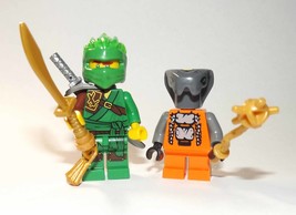 Lloyd and Chokun Snake Ninjago of 2 Building Minifigure Bricks US - £10.78 GBP