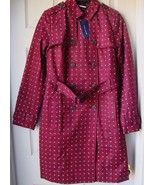 New Tommy Hilfiger Women&#39;s Kate Printed Belted Trench Coats Vine Variety... - $194.23 CAD