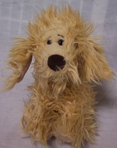 VINTAGE Russ NOODLE THE FUZZY TAN PUPPY DOG 8&quot; Plush STUFFED ANIMAL Toy - £15.82 GBP