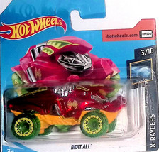 Hot Wheels 2020 X-Raycers # 3/10 BEAT ALL Red (Short Card) - £6.96 GBP