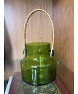 Vintage~Hand Blown Green Glass Apothecary Canister Jar~ 1960’S. Takahash... - $452.30 MXN