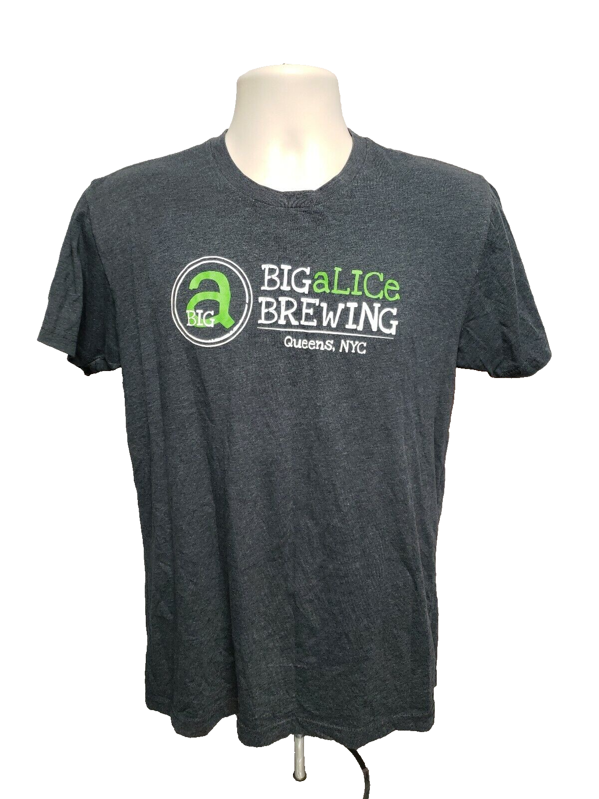 Big Alice Brewing Queens NYC Adult Medium Gray TShirt - $19.80