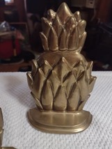 brass detailed pineapple bookends - £27.60 GBP