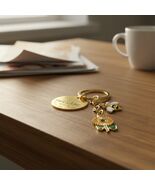 Sunflower Bee Keychain for Women, Sunflower Bag Charm Motivational Keyri... - $11.93 CAD