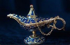 Aladdin&#39;s Magic Lamp Metal Prop, Interactive Stage Trick Lamp, Smoke, Co... - $599.00