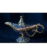 Aladdin&#39;s Magic Lamp Metal Prop, Interactive Stage Trick Lamp, Smoke, Co... - €517,80 EUR