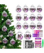 Poen 50 Pcs Pink Christmas Ball Ornaments for Tree DIY Holiday Decor - $433.24 MXN