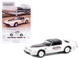 1980 Pontiac Firebird Trans Am T/A White with Black Top Official Pace Ca... - $22.64
