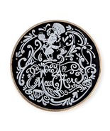 Alice in Wonderland Disney Pin: Mad Hatter We&#39;re All Mad Here Chalk Sketch - $12.90