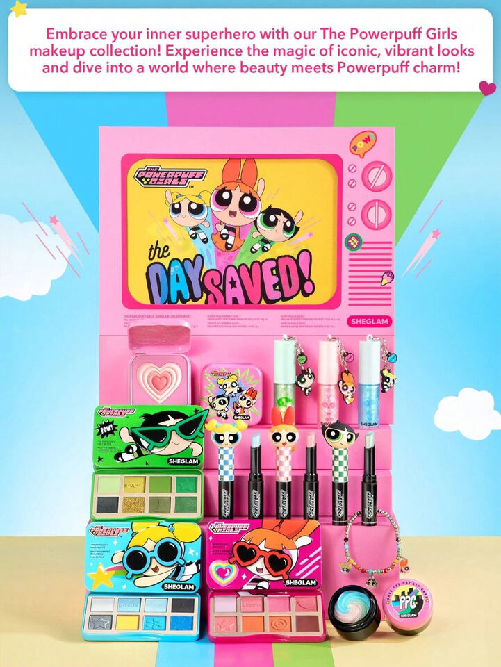SHEGLAM Powerpuff Girls X Trio Lip Gloss Blossom Gift Y2K Holiday Makeup Item image 9