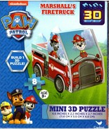 Nickelodeon Paw Patrol - Marshalls Firetruck - 8 Mini 3D Puzzle - £11.66 GBP