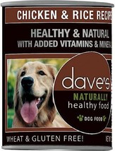 Dave&#39;s Pet Food Naturally Healthy Chicken And Rice Recipe 13.2oz. (Case of 12) - £52.18 GBP