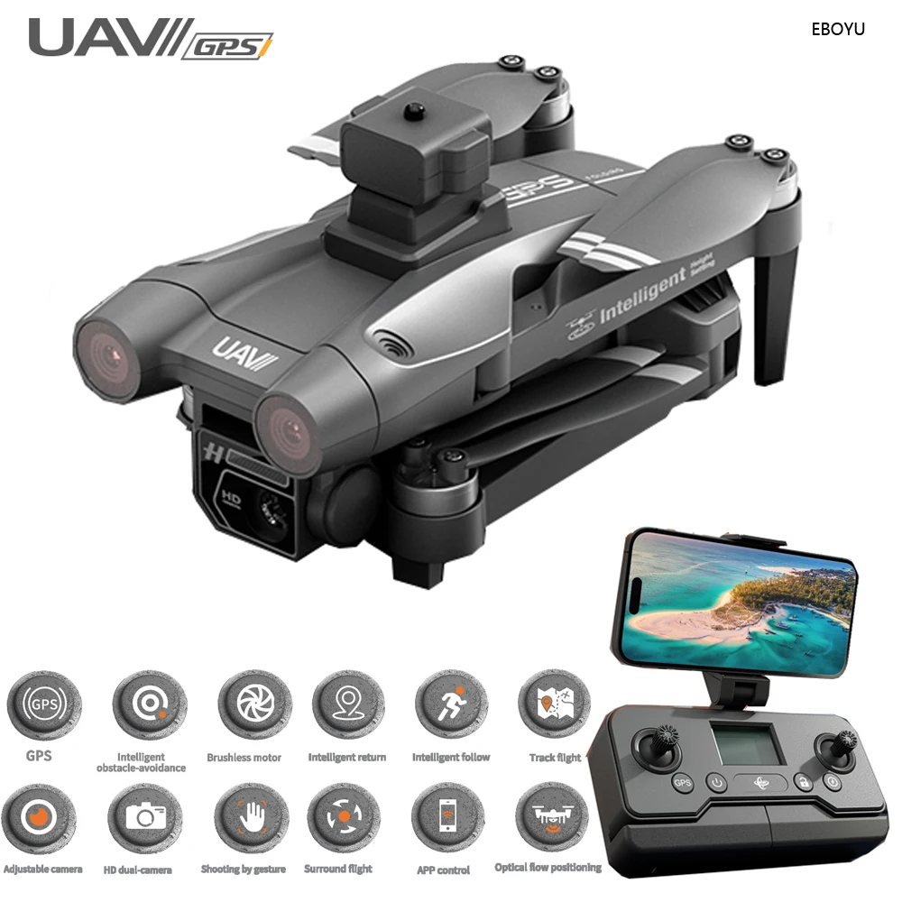 JJRC X28 Brushless Motor Optical Flow RC Drone Foldable Drone 2.4G WIFI FPV  - £64.84 GBP+