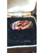 Vintage 1990 14 Ct Rolled Gold Tourmalin Ring Size UK Q.5 US 8.75-HALLMA... - $1,477.86 MXN