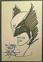 JOHN BYRNE (WOLVERINE) ORIGINAL DRAWING SIGN ON COMIC BOARD CARD* - £1,109.73 GBP