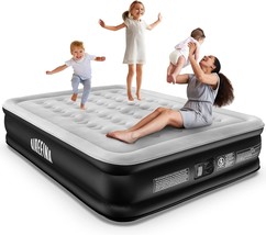 The Airefina Queen Air Mattress With An Integrated Pump Measures 18 Inch... - £81.30 GBP