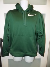 Nike Green Therma-Fit Pullover Sweatshirt Hooded Active Size M Men&#39;s - £16.15 GBP