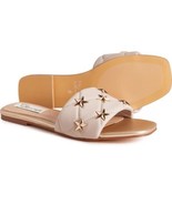 VINTAGE HAVANA Savannah Flat One Band Sandals - Leather Natural Size 7.5... - $51.11 CAD