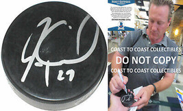 Jeremy Roenick Sharks Coyotes Blackhawks signed Hockey Puck proof Beckett COA - £55.40 GBP